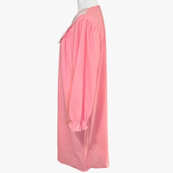 ‘Improved Living’ Vintage Pink Coquette Girl Pull-Over Night Gown Size Small - Picture 4 of 9